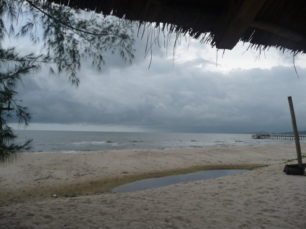 regen in Cambodja