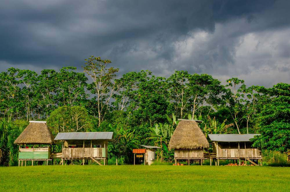 Bewolking in Yasuni National Park