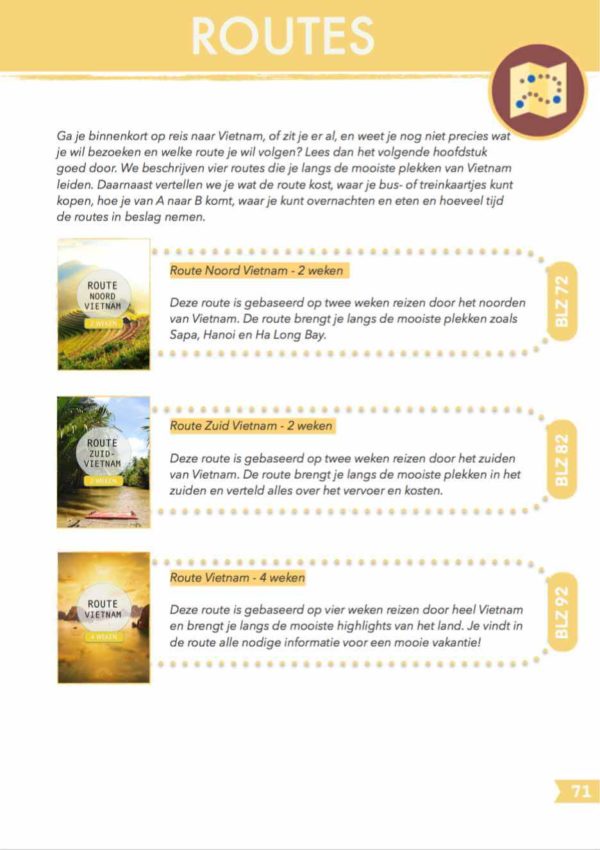 routes-reisgids-vietnam Routes reisgids vietnam