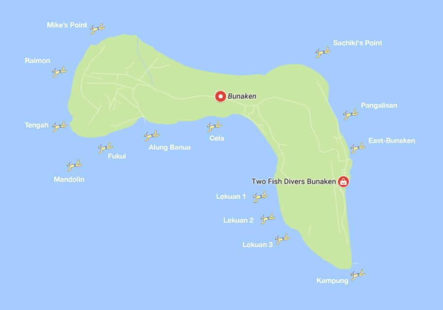 Bunaken, Indonesie Bunaken