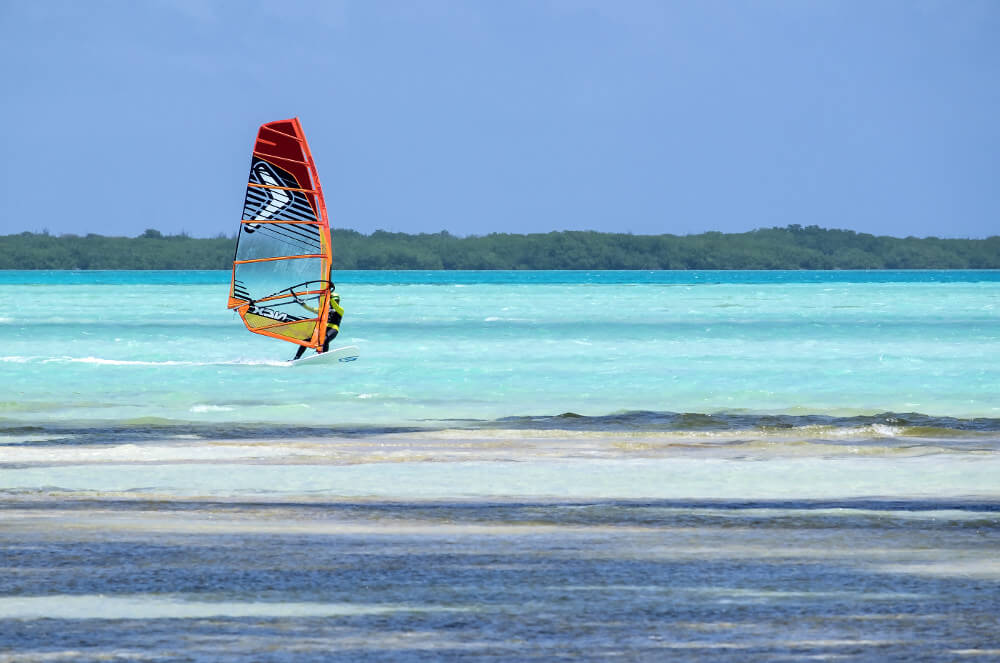 Surfen op Curacao