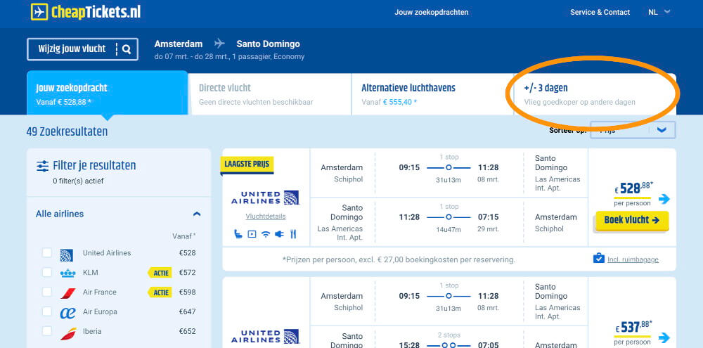 Vliegtickets Dominicaanse Republiek1 Vliegtickets Dominicaanse Republiek
