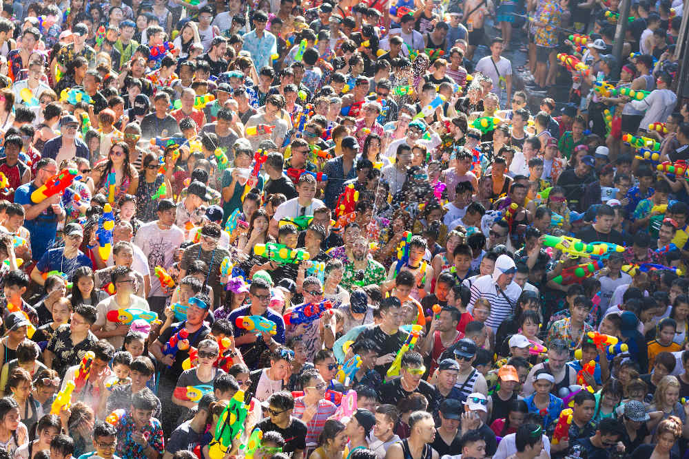 Songkran Bangkok-Thailand